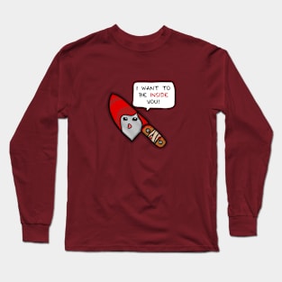 Knife Girl Wants To Be Inside Long Sleeve T-Shirt